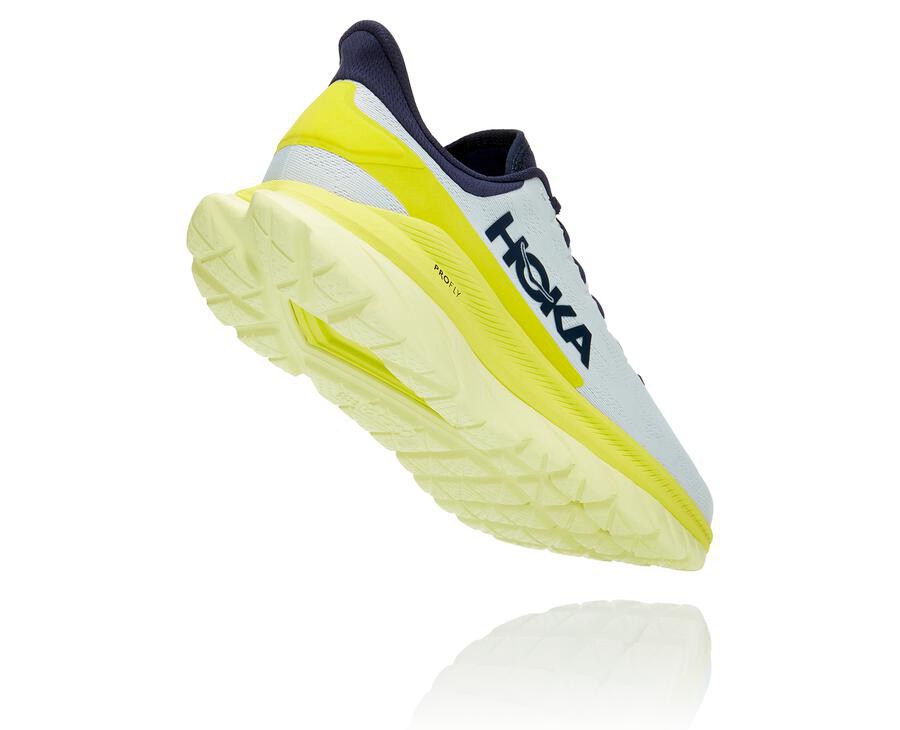 Zapatillas Running Hoka One One Hombre - Mach 4 - Blancas - WXN507193